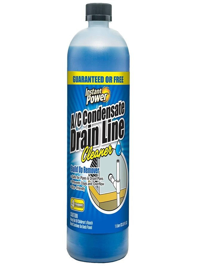 Instant Power A/C Condensate Drain Line Cleaner - AC & HVAC Unclogger for Air Conditioner Drain Lines, Prevents Odors & Water Damage, Safe for Pipes & Septic Systems - 32 oz (Pack of 1) - Image 1